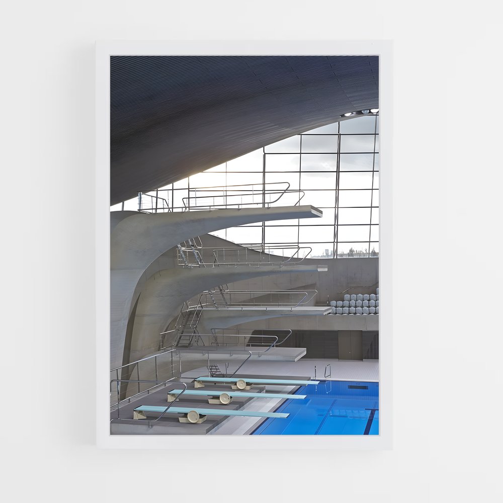 Poster Aquatics Dream – affiche Plongeon depuis une plateforme (vue 3)